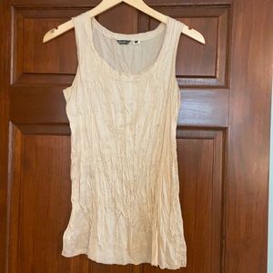 Silky textured tank